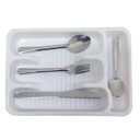 Ver imagem 1 de Jogo de Talheres Silver 25 Peças Aço Inox com Porta Talheres