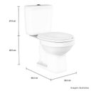 Ver imagem 4 de Kit Bacia com Caixa Acoplada Deca Fast Branco - Kp76017