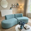 Ver imagem 3 de Sofá Orgânico Módulo Curvo Savana 02 Metros Boucle - Montanari's Decor