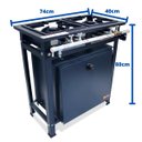 Ver imagem 5 de Fogão Industrial 2 Bocas 2QD Baixa Pressão com Forno 57L de Piso