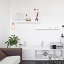 Ver imagem 4 de Luminária Pendente Madeira Koni 20cm Soquete E27 Cor Rosa Claro