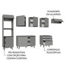 Ver mais imagens de Armário De Cozinha Completa 320Cm Cinza Nice Madesa 08 Cinza