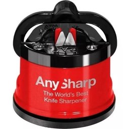 Afiador De Facas Anysharp - Carbeto Tungstênio - Vermelho - 1