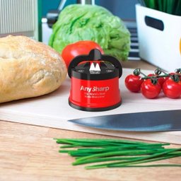 Afiador De Facas Anysharp - Carbeto Tungstênio - Vermelho - 2