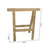 Kit 2 Cavalete de Madeira com Dobradiça 55x75 Natural - 4