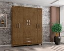 Ver imagem 1 de Guarda-Roupa Casal Modena 6 Portas Malbec Incorplac