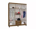 Ver imagem 2 de Guarda-Roupa Casal Modena 6 Portas Malbec Incorplac