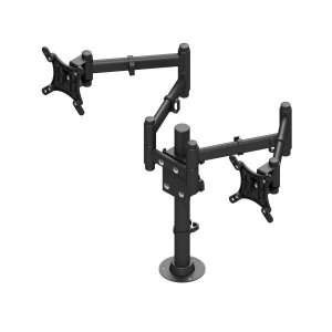 Suporte para 2 Monitores Fixo de 10 até 27 Polegadas Triarticulado