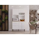 Ver imagem 4 de Armário de Cozinha 5 Portas 2 Gavetas Dubai Salleto Branco