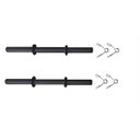 Ver imagem 3 de Kit Halter Musculação 20kg Completo Anilhas Barras Presilhas