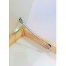 Conjunto Mesa Mesinha Infantil Baú de Madeira com 2 Cadeira Infantil de Madeira de Pinus sem Pintura - 5