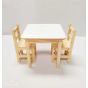 Ver imagem 4 de Cadeira Infantil de Madeira de Pinus Sem Pintura Super Resistente Suporta 80 KG