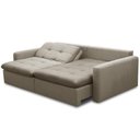 Ver imagem 7 de Sofá Cama Retrátil para Sala de Estar 3 Lugares 200cm Stefan F04 Linho Cru - Lyam Decor