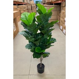 Ficus Lyrata Artificial Planta Permanente Decoração Sala 1.20cm - 5