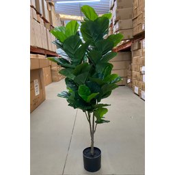 Ficus Lyrata Artificial Planta Permanente Decoração Sala 1.20cm - 7