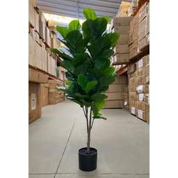 Ficus Lyrata Artificial Planta Permanente Decoração Sala 1.20cm - 11