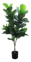Ver imagem 4 de Ficus Lyrata Artificial Planta Permanente Decoração Sala 1.20cm