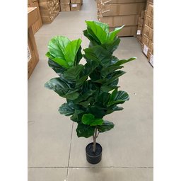 Ficus Lyrata Artificial Planta Permanente Decoração Sala 1.20cm - 6
