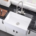 Ver imagem 2 de Cuba em Porcelana Estilo Fazenda Farm Sink Evier Hi 501 60x46