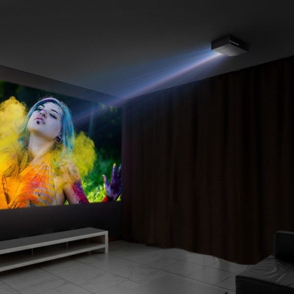 Projetor de LED F30-Ii Imagem de Cinema, Suporte 4K - 6