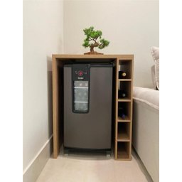 Bar bancada com nicho adega vinho para cervejeira Consul - 2 Bar bancada com nicho adega vinho para cervejeira Consul - 2