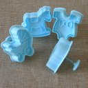 Ver imagem 3 de Molde de Plástico para Cortador de Biscoitos Walfos, Massa, Bolo 3d, 4 Unidades
