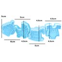 Ver imagem 5 de Molde de Plástico para Cortador de Biscoitos Walfos, Massa, Bolo 3d, 4 Unidades