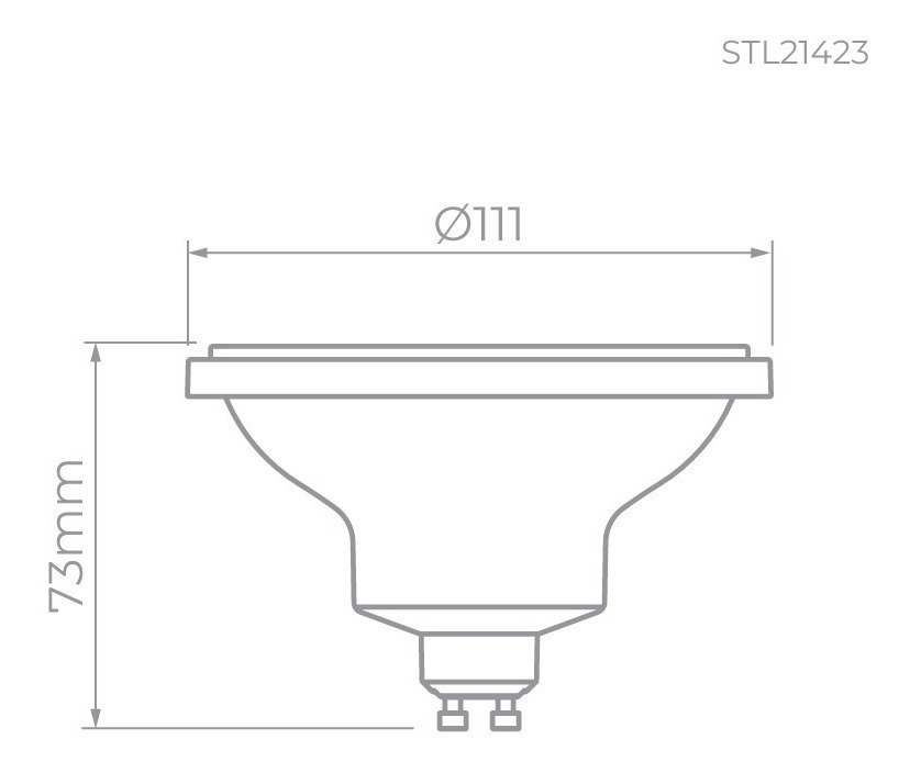 AR111 PRO 24º 11W - STL21423 - 4000K Branco Neutro - 3