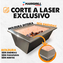Ver imagem 4 de Braseiro 60x50cm Aço Inox #304 com Manta Térmica e Refratário Marigrill para Churrasqueira e Grill