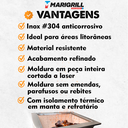 Ver imagem 3 de Braseiro 60x50cm Aço Inox #304 com Manta Térmica e Refratário Marigrill para Churrasqueira e Grill