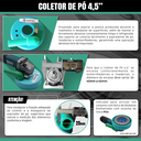 Ver imagem 3 de Ferramentas Porcelanato Liquido - Piso Epoxi - Resina Epoxi (kit R com Coletor de Pó 4 1/2" ) - Dupo