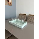 Ver imagem 4 de Bandeja Vidro Branco Decoração