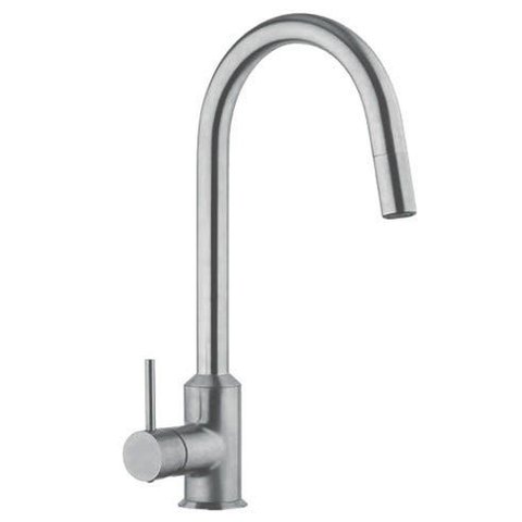 Torneira Misturador Monocomando Cozinha Aço Pvd Paini