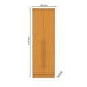 Ver imagem 3 de Guarda-Roupa Casal Modulado 2 Portas 3 Gavetas 100% MDF Cairo Marrom/Cinamomo