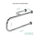 Ver imagem 2 de Barra de Apoio Vaso Sanitário 60x15cm C/Reforço Direito