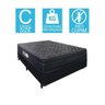 Cama Box Casal + Colchão Portobel De Mola Arezzo Black Light - 4