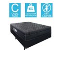 Ver imagem 4 de Cama Box Casal + Colchão Portobel De Mola Arezzo Black Light