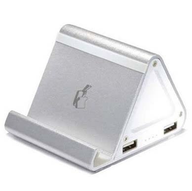 Bateria Portátil Power Bank Comtac Kstation 2 Portas USB 7800mAh Prata - 9306 - 3