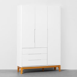 Kit Quarto Infantil Boom com Pés Square Mel - Berço Slim Evolutivo + Cômoda 4 Gavetas e 1 Porta + Gu - 7