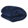 Manta Soft Cobertorzinho Multiuso Microfibra Antialérgico 0,90CM X 1,10M Azul Marinho - 1