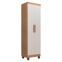 Ver imagem 1 de Armário Multiuso Lite Nature Off White 2 Portas 181cm Altura Mdp Organizador