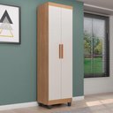 Ver imagem 3 de Armário Multiuso Lite Nature Off White 2 Portas 181cm Altura Mdp Organizador