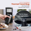 Ver imagem 5 de Elite Gourmet Ehc114 Cafeteira Elétrica Compacta 14oz com Caneca Preto