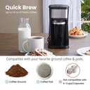 Ver imagem 4 de Elite Gourmet Ehc114 Cafeteira Elétrica Compacta 14oz com Caneca Preto
