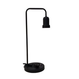 Luminária de Mesa Retrô Bivolt Preta em Alumínio Megan - 1