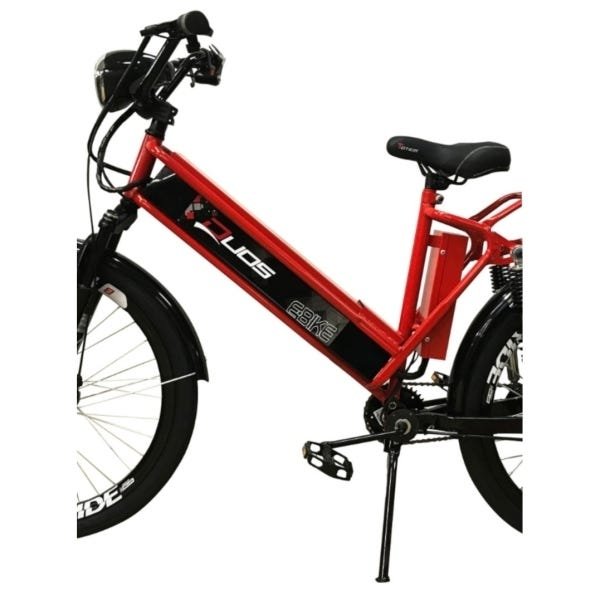 Bicicleta Elétrica Confort FULL 800W 48V 15Ah Cor Vermelha - 3