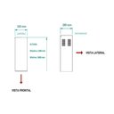 Ver imagem 2 de Duto Especial de Coifa Ilha para Fogatti-Nardelli-Terim 1,00-1,20M Inox