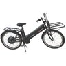 Bicicleta Elétrica Cargo 800W 48V 12Ah Aro 26 Preta - 1