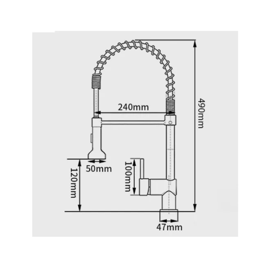 Kit Cuba Pia Gourmet Dupla Aço Inox e Torneira Flexível Preta Brinovar - 8