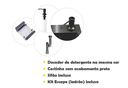 Ver imagem 3 de Kit Cuba Pia Gourmet Dupla Aço Inox e Torneira Flexível Preta Brinovar